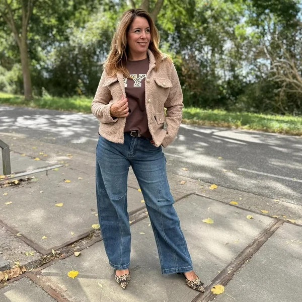 Balloon Jeans Outfit Street Style