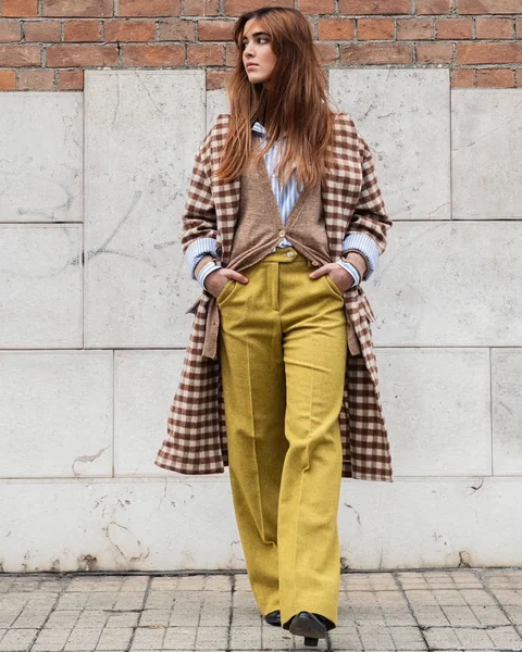 Statement Mustard Yellow Trousers