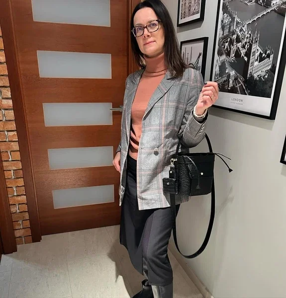 Charcoal Wool Wide-Legs