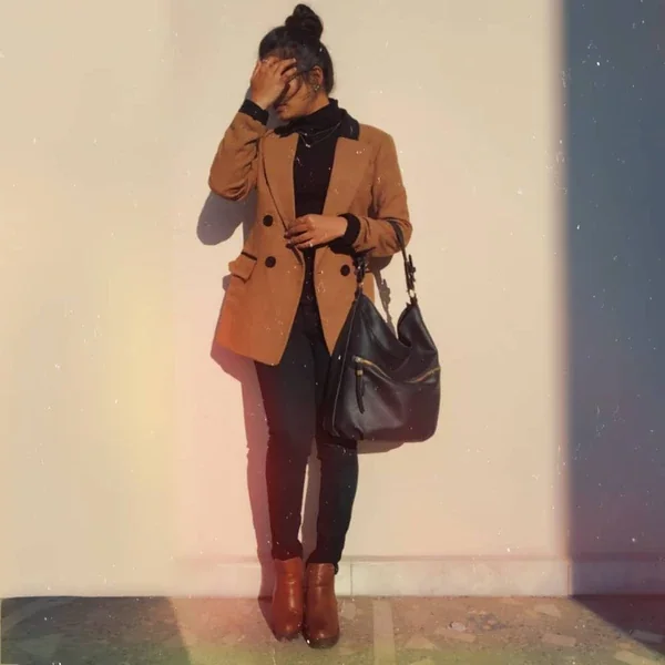 Black Skinny Trousers with Boots