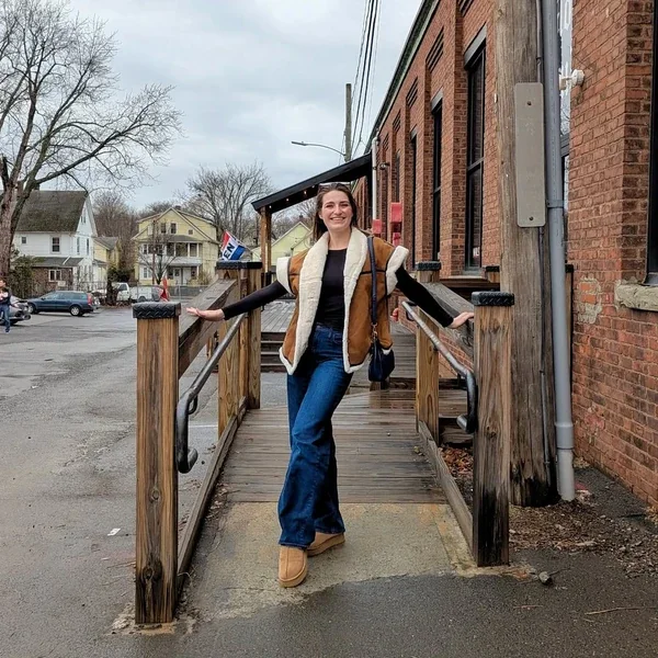 Flared Dark-Wash Denim