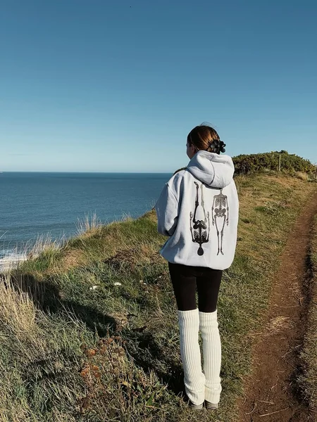 Skeleton Graphics & Ribbed Leg Warmers