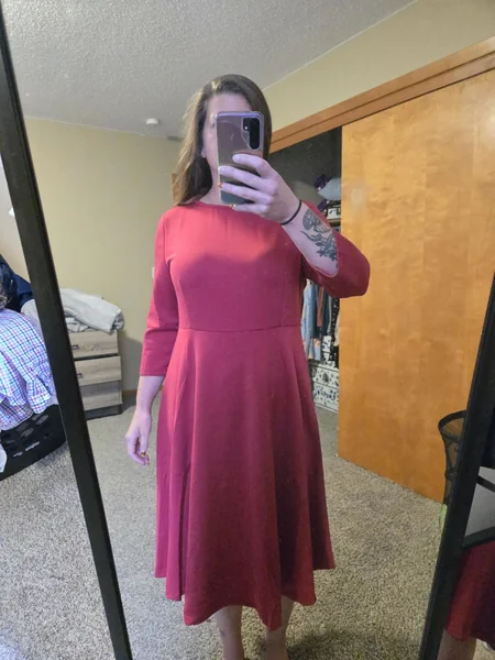 RUMIA 3/4 Sleeve Cocktail Dress