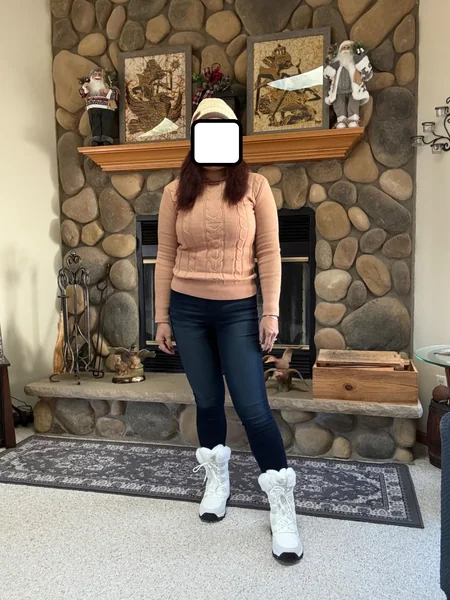 Cable Knit Turtleneck for Winter Business Casual Workwear