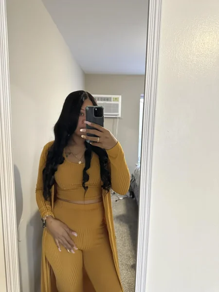 Cozy Knitted Three-Piece Set for Winter Concerts