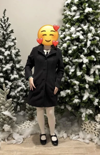 Chic Winter Concert Look Wool Blend Pea Coat