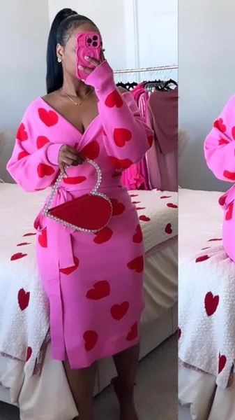 Sexy Wrap Batwing Maxi Dress – Perfect Valentine’s Outfit for Women