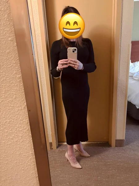 Chic Ribbed Bodycon Sweater Dress Winter Fashion Outfit for Women