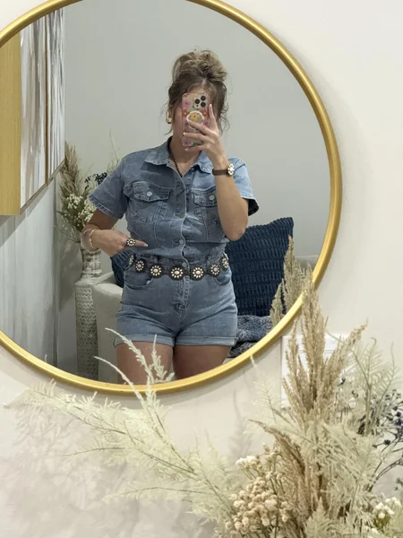 Jeans Short Jumpsuit Style
