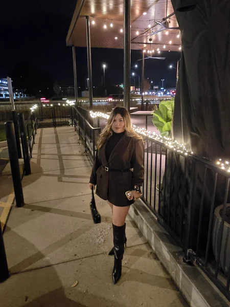 Oversized Brown Blazer Relaxed Outfit
