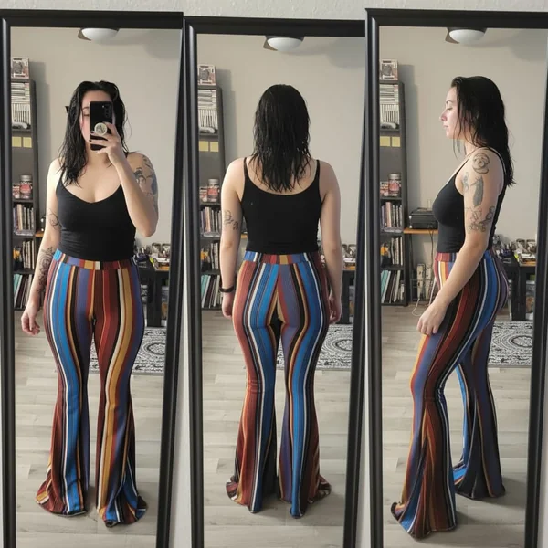 Boho Stretch Bell Bottom Jeans