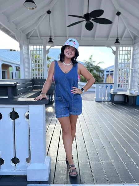 Sleeveless Denim Romper