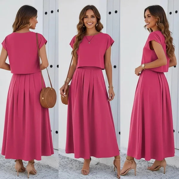 Effortless Summer Maxi Skirt Set