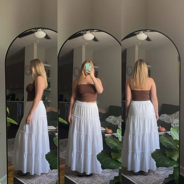 Boho High-Waist Maxi Skirt Look