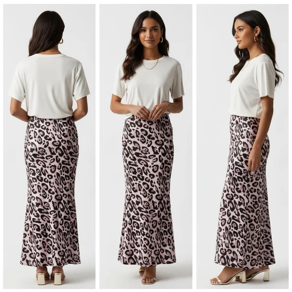 Flowy Satin Slik Maxi Elegance