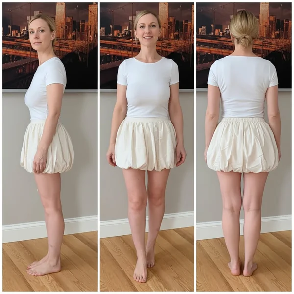 Y2K Bubble Skort Summer Look