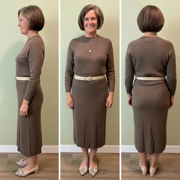 Wool Blend Lounge Skirt Set