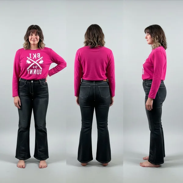 Y2K Wide Leg Flare Low Rise  Jeans