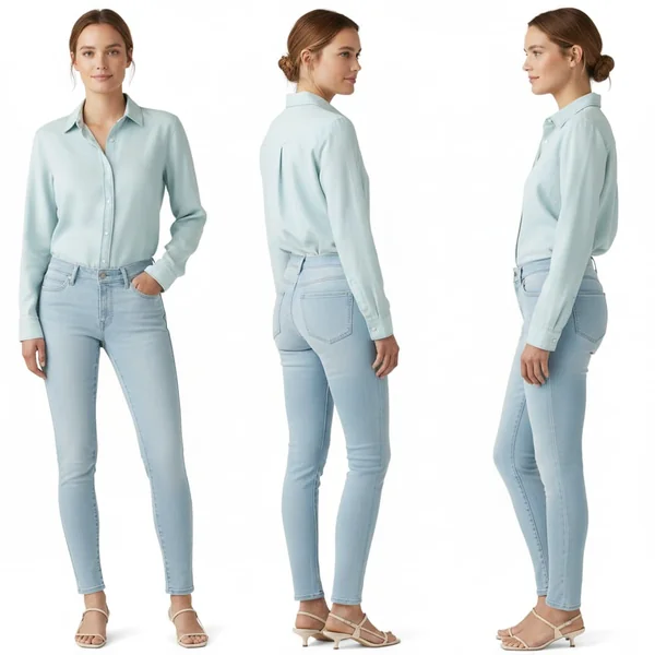 Classic Blue Skinny Jeans