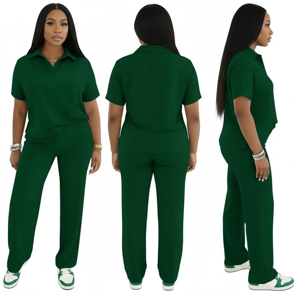 Polo Wide Leg Lounge Set