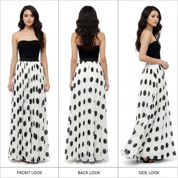 Flowy Chiffon Beach Maxi Look