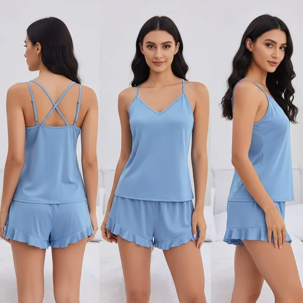 Satin Cami Lounge Set