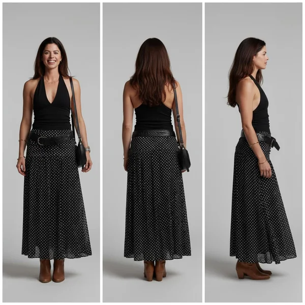 Polka Dot Halter Party Set