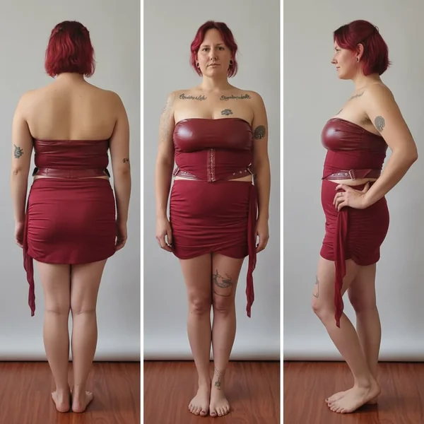 Leather Tube Mini Set Look