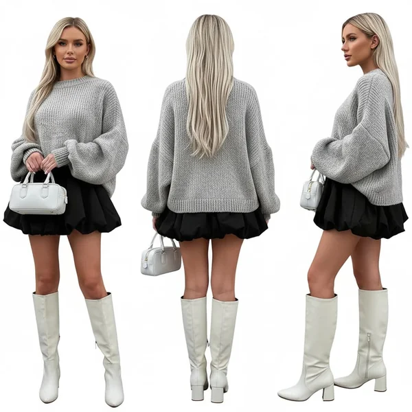 A-Line Bubble Mini Look