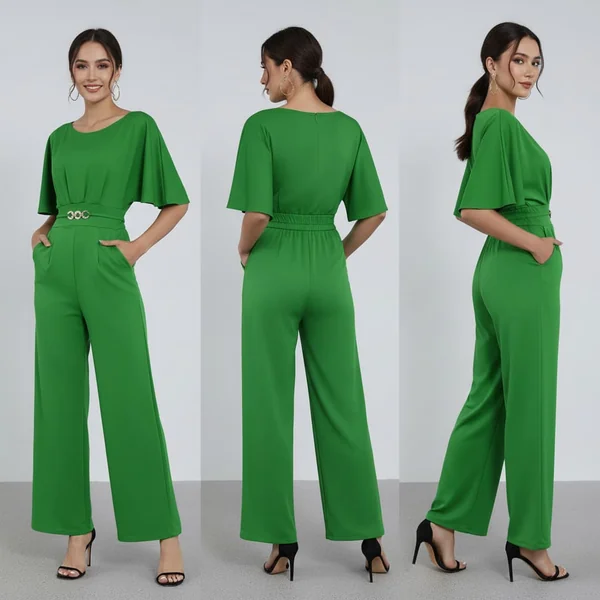 Elegant Wide Leg Jumpsuit