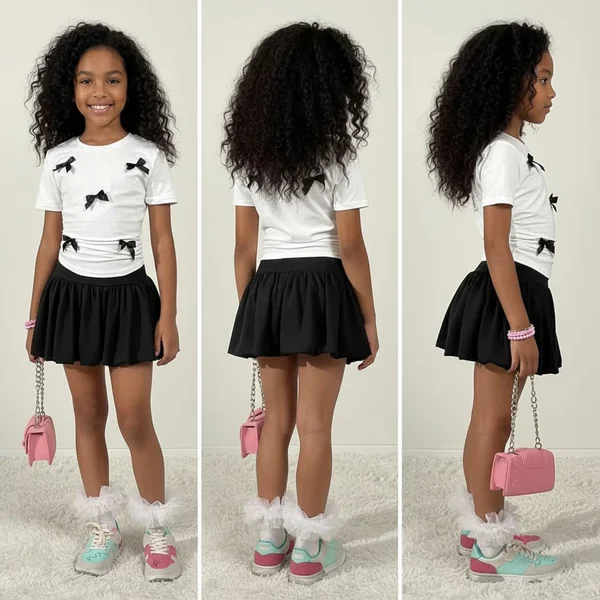 Bubble Skirt Set Outfit