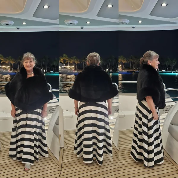 Black Chiffon Maxi Skirt Flowy Look