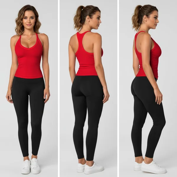 Ribbed Spaghetti Camisole Tank