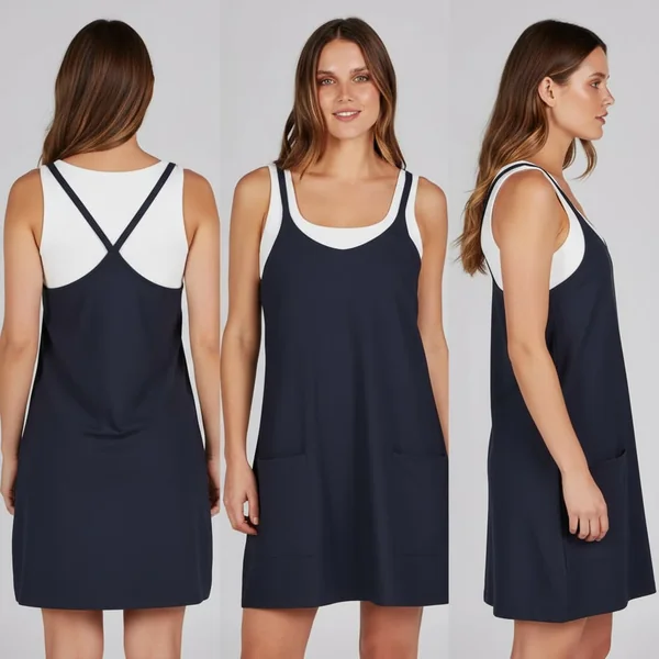 Navy Athletic Tennis Dress