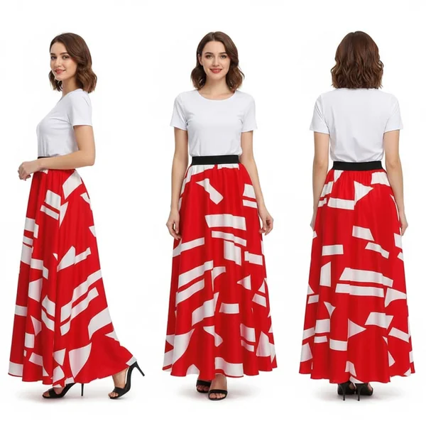 Flowy Chiffon Maxi Skirt