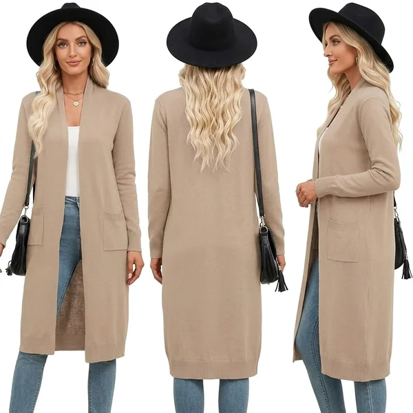 Soft Casual Long Cardigan