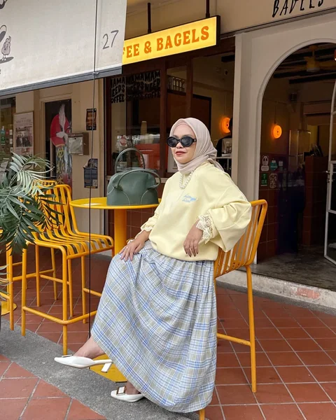 Pastel Modest Plaid Chic