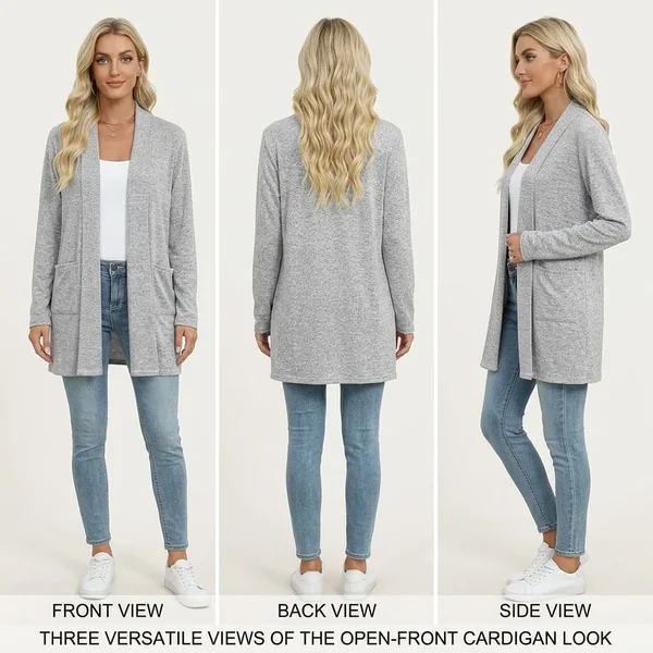 Everyday Draped Cardigan