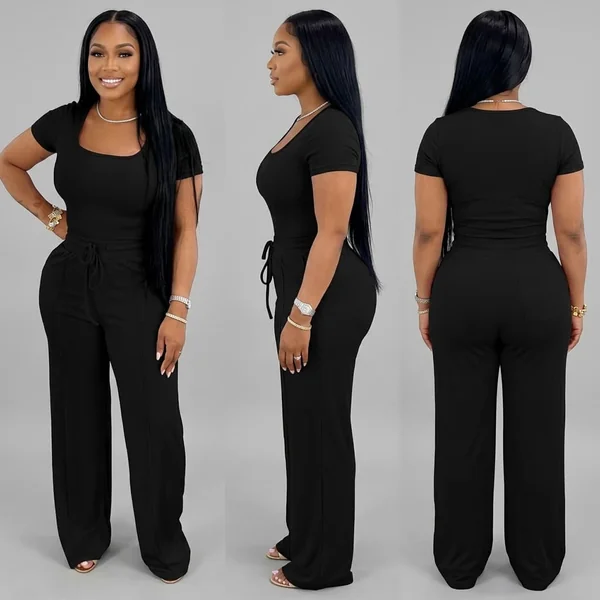 Relaxed Wide-Leg Lounge Set