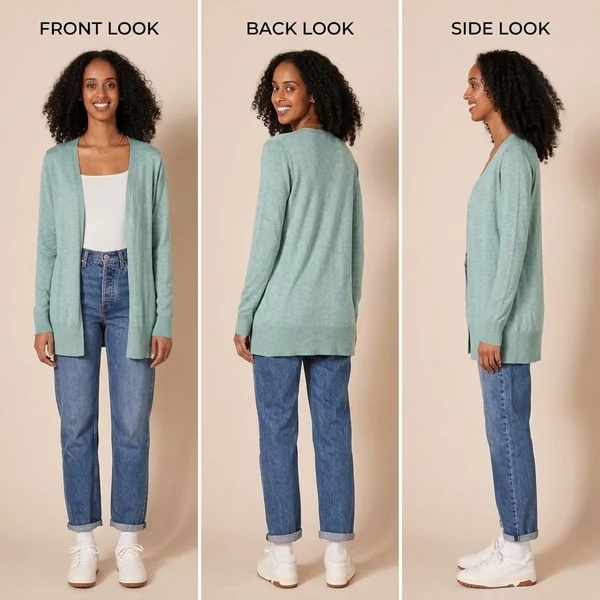 Everyday Neutral Long Cardigan