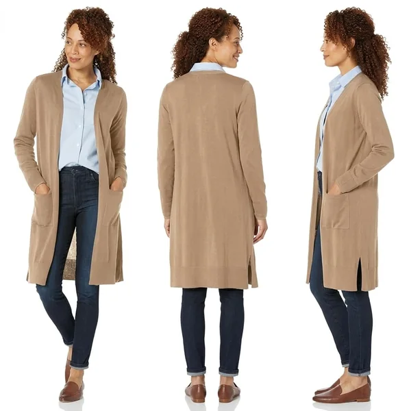 Minimal Longline Cardigan Outfit