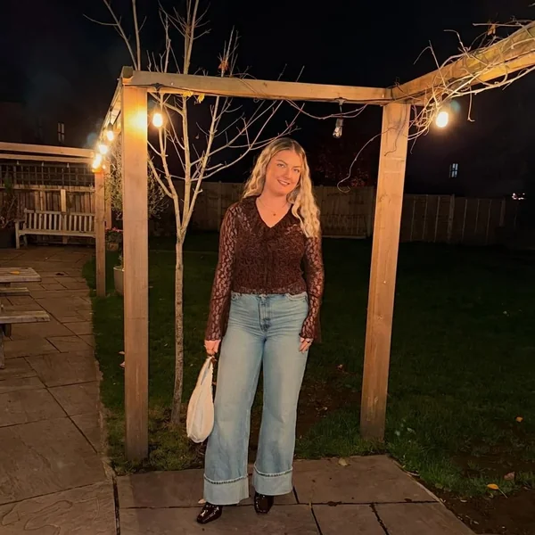 Effortless Date Night Brown Lace Top