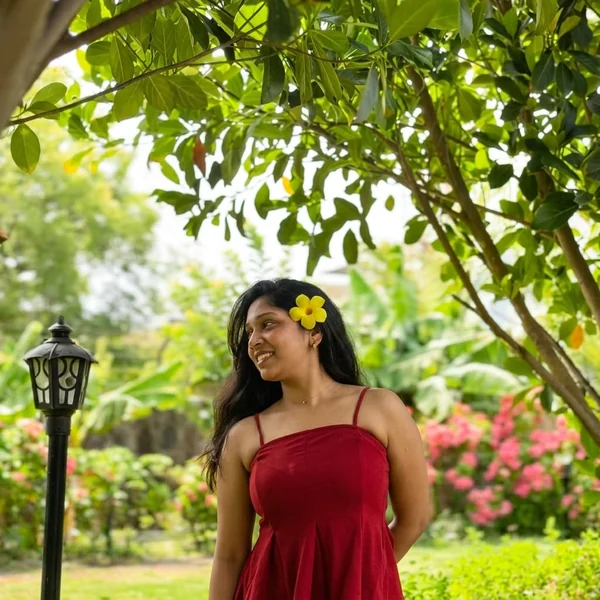 Spaghetti-Strap Pleated Red Peplum Top