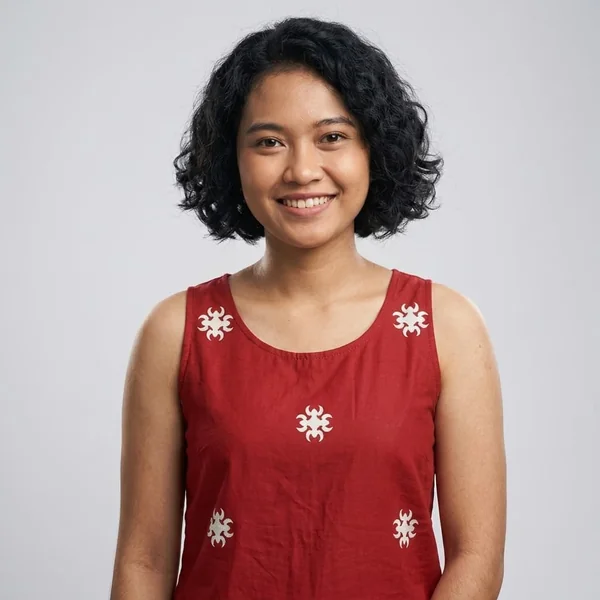 Embroidered Scoop-Neck Tank Top