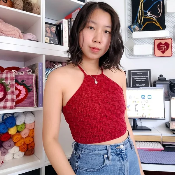 Retro Gingham Halter and Scalloped Shorts