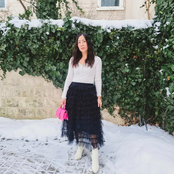 Tiered Black Tulle Skirt Styling