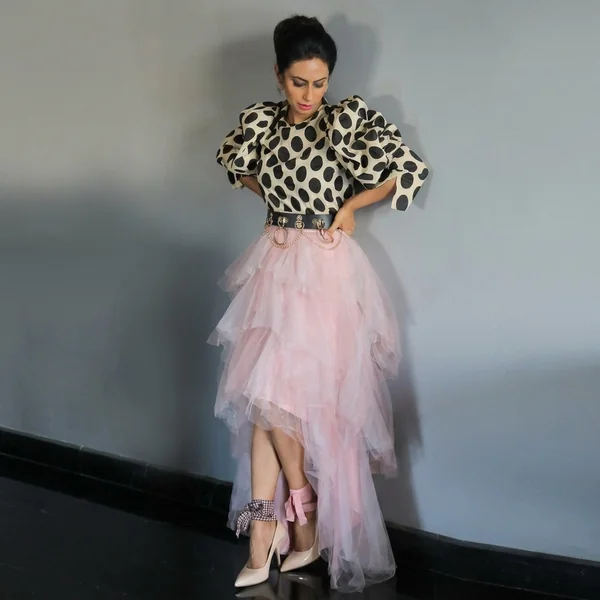 High-Low Pink Tulle Skirt Styling