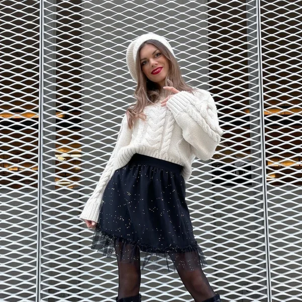 Embellished Mini Black Tulle Skirt Styling