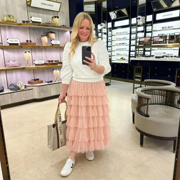 Tiered Pink Tulle Skirt Styling