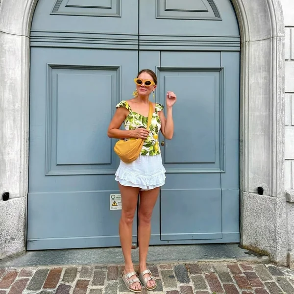 Vacation-Ready Ruffled Skirt Combo